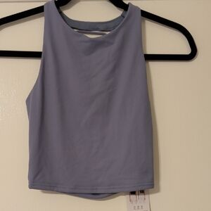 Alo Yoga High-Neck Movement Bra In Blue Haze Size XS